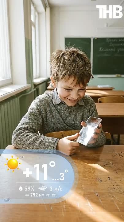 Утро бодрит +5°C, днём до +11, что же ждёт вечером — разберём вместе с Аминой Юнусовой