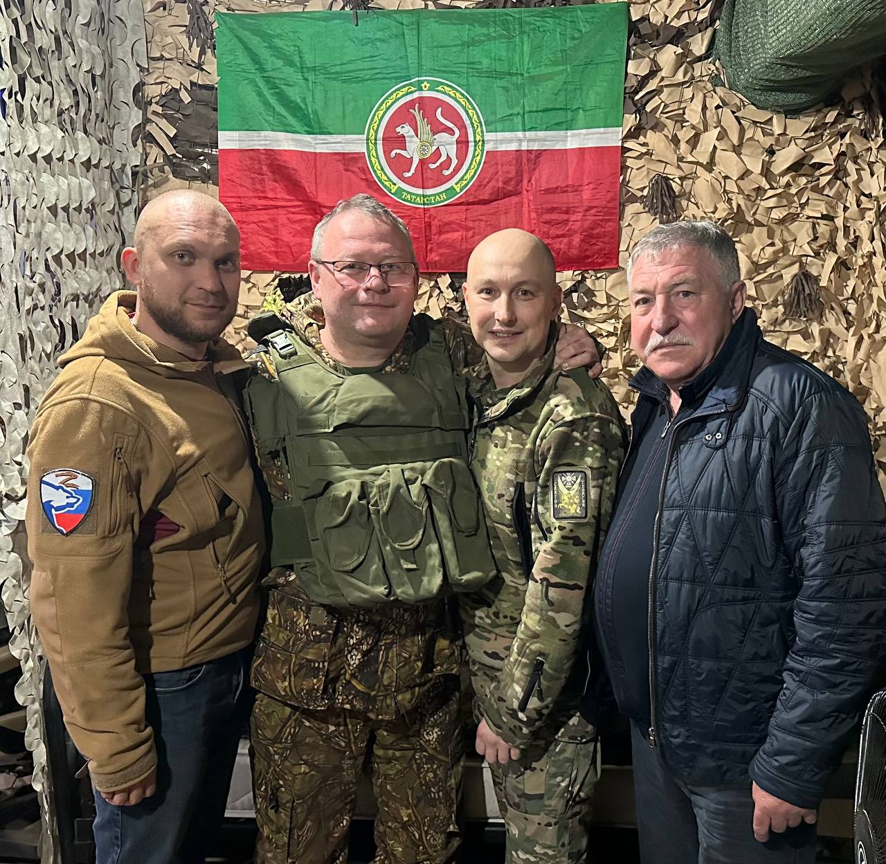 Расположение бригады «Святой Георгий» посетили Хусаинов Рягат Галиагзамович, Председатель Комитета Государственного Совета Республики Татарстан по экономике, инвестициям и предпринимательству, а также Хасанов Булат...