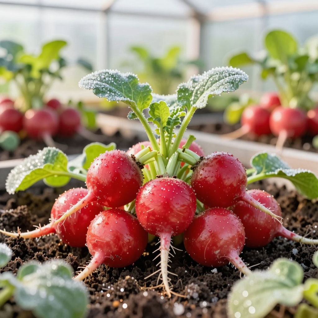 Как вырастить крупный редис в теплице: советы для успешного урожая
