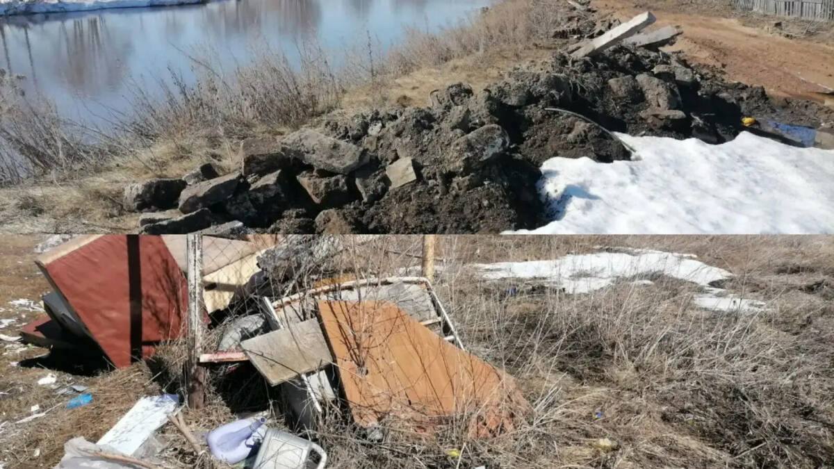 Две несанкционированные свалки выявили в Ютазинском районе