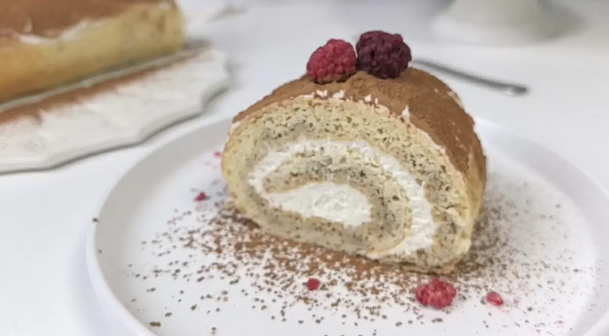 Нежный рулет "Тирамису" без сахара