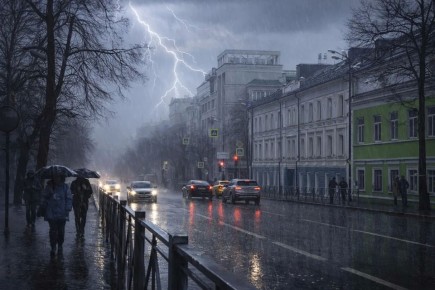 Дожди, грозы и ветер до 18 м/с: неделя в Татарстане начнется с непогоды