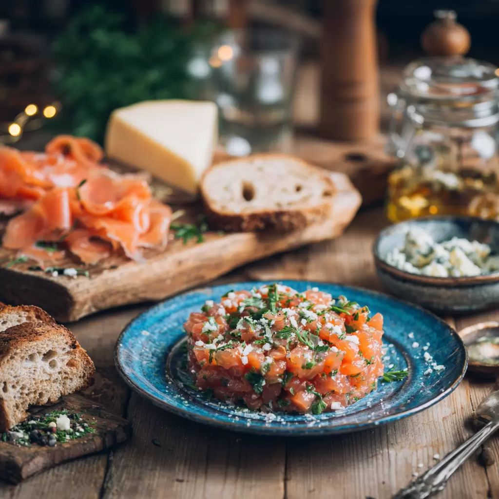 Тартар из лосося с сыром: быстрое и вкусное гастрономическое наслаждение