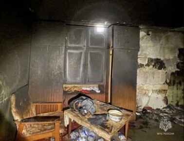 В Менделеевске при пожаре пострадал 73-летний мужчина