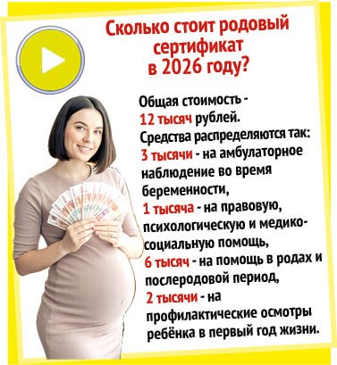 Электронный родовый сертификат: кому положен и как получит Электронный родовый сертификат: кому положен и как получит