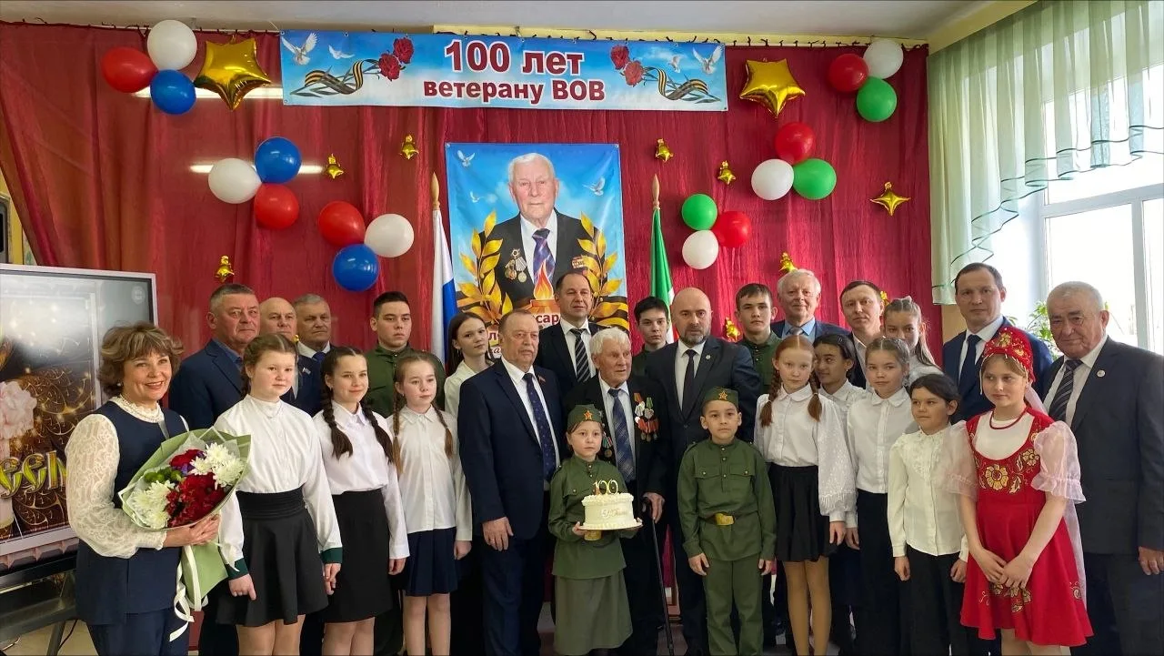 В Тюлячинском районе отметили 100-летний юбилей ветерана Великой Отечественной войны Алексея Ивановича Писарева