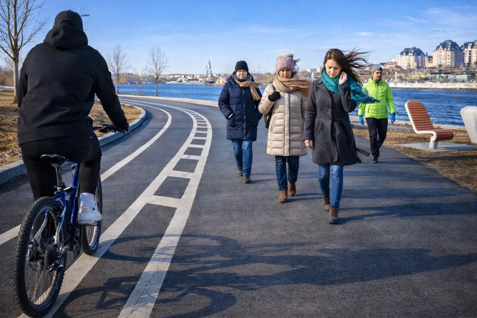 Тёплый, но ветреный апрель