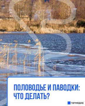 В Татарстане продолжается половодье