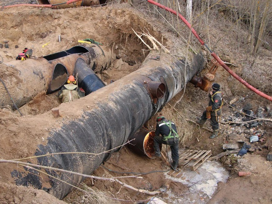 В Казани заменили водопровод 1971 года постройки: 160 метров трубы с 100% износом