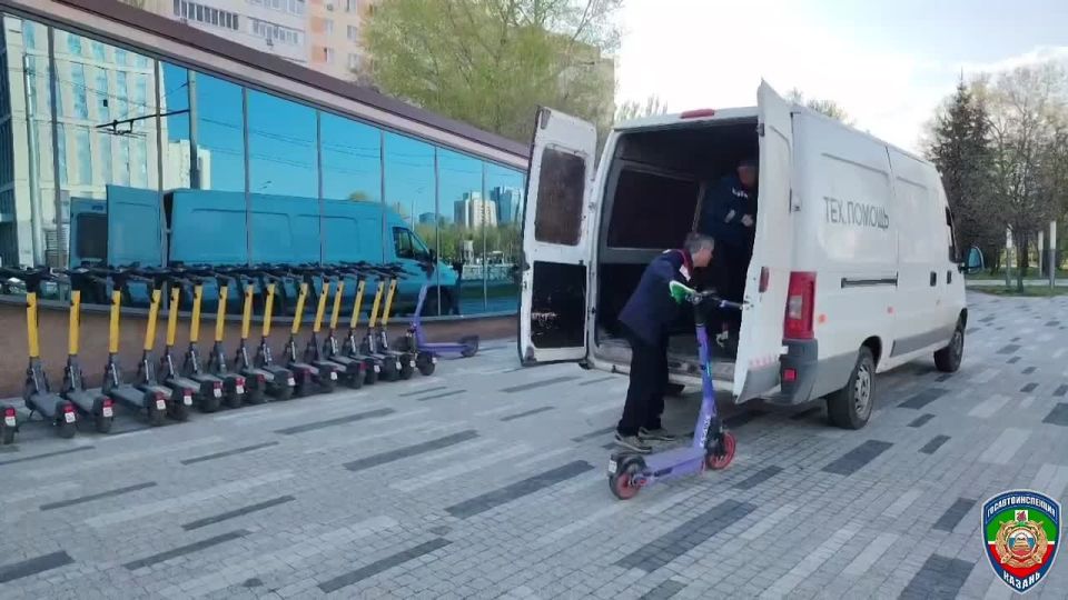 В Казани за два дня на штрафстоянку отправили 240 электросамокатов
