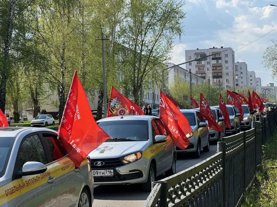 Нижнекамск посетила автоколонна казанского батальона охраны «Застава»
