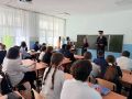 Сотрудники отдела по работе с личным составом отдела МВД России по Бугульминскому району продолжают проводить профориентационные беседы в образовательных учреждениях Бугульмы