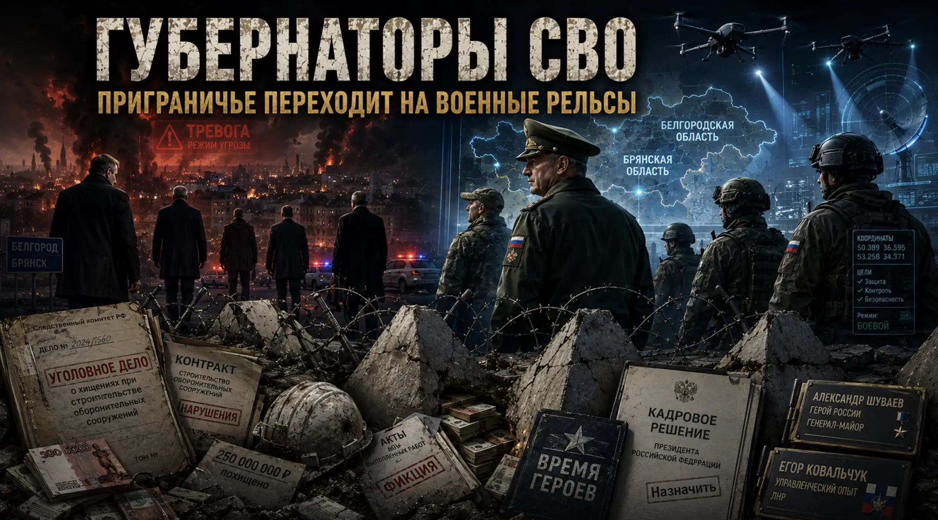 Губернаторопад в приграничье: почему лидеры доверия уступили место кадровым военным и станет ли новая вертикаль более надежным щитом?