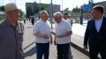 Председатель федерации футбола РТ Александр Гусев и помощник Раиса республики Равиль Муратов посетили город