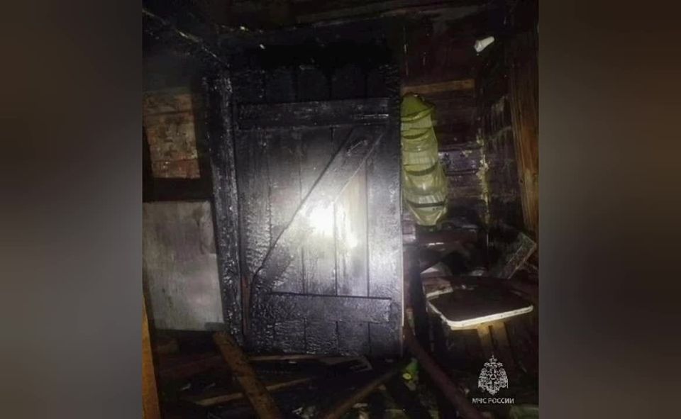 На пожаре в Казани пострадал мужчина