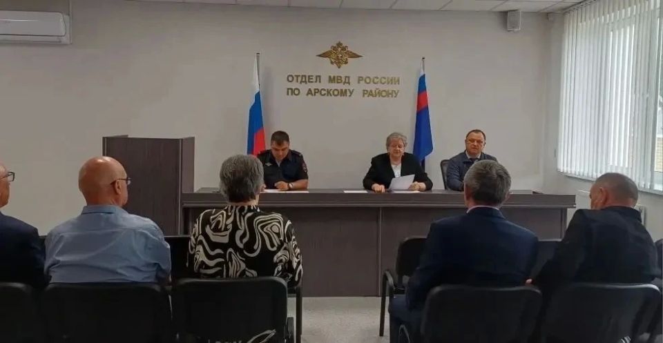 В Отделе МВД России по Арскому району состоялось плановое заседание Общественного совета
