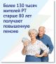 Более 130 тысяч жителей РТ старше 80 лет получают повышенную пенсию
