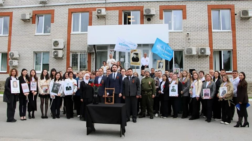 В Казани продолжается акция «Огонь памяти» — сегодня эстафету принял водоканал.