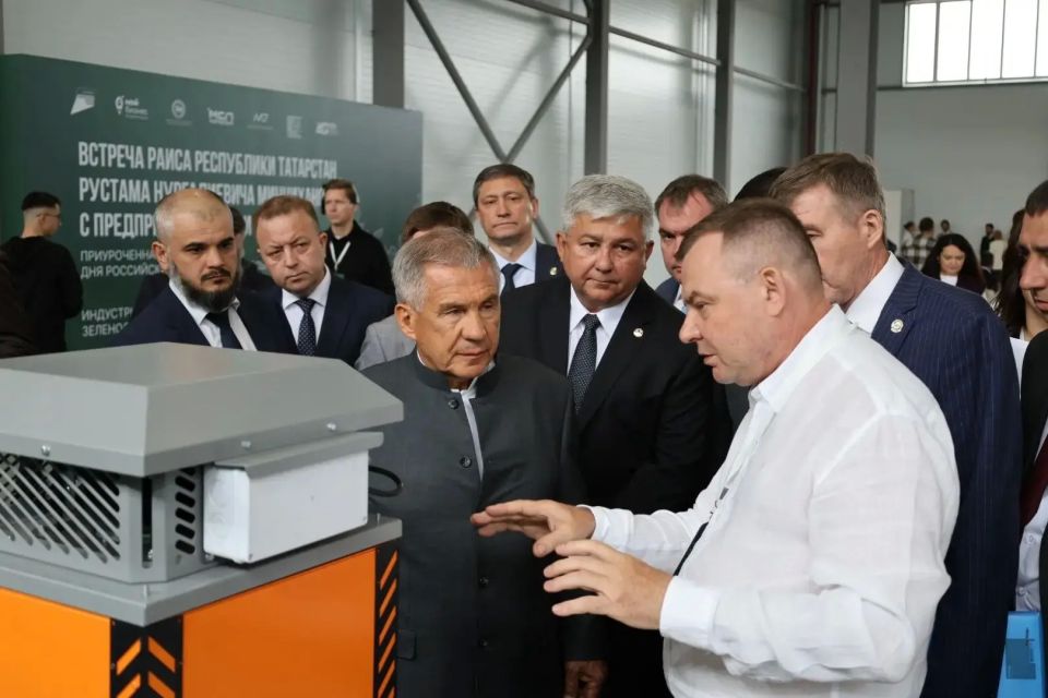 Раис Татарстана посетил Зеленодольский район с рабочим визитом