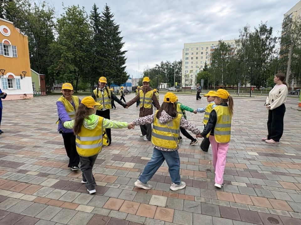 Нижнекамске на базе детского Автогородка стартовала профильная смена юных инспекторов движения