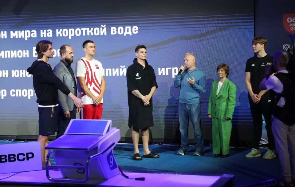 Во Дворце водных видов спорта стартовал чемпионат России по плаванию Во Дворце водных видов спорта стартовал чемпионат России по плаванию
