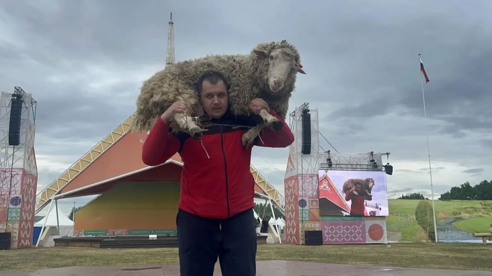На Сабантуе в Нижнекамске определили абсолютных батыров