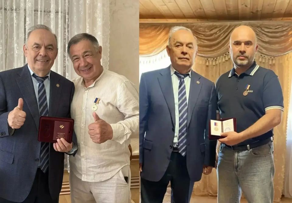 Экзам Губайдуллин вручил награды ВАРМСУ главам Сабинского и Тюлячинского районов РТ