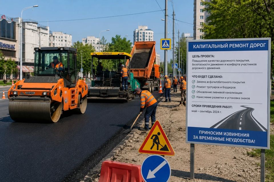 По нацпроекту в Альметьевском районе Татарстана отремонтировали участок трассы