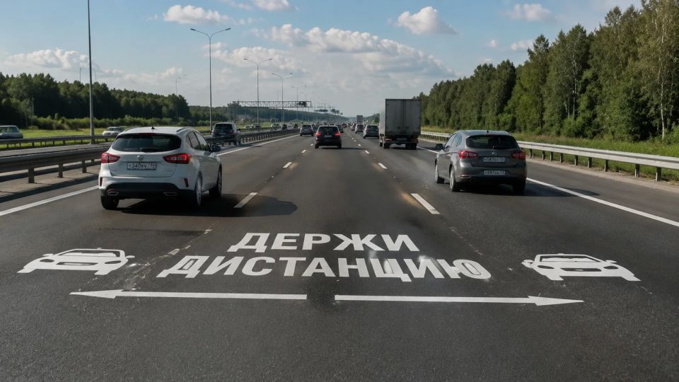 На обходе Челнов и Нижнекамска внедрили новую дорожную разметку
