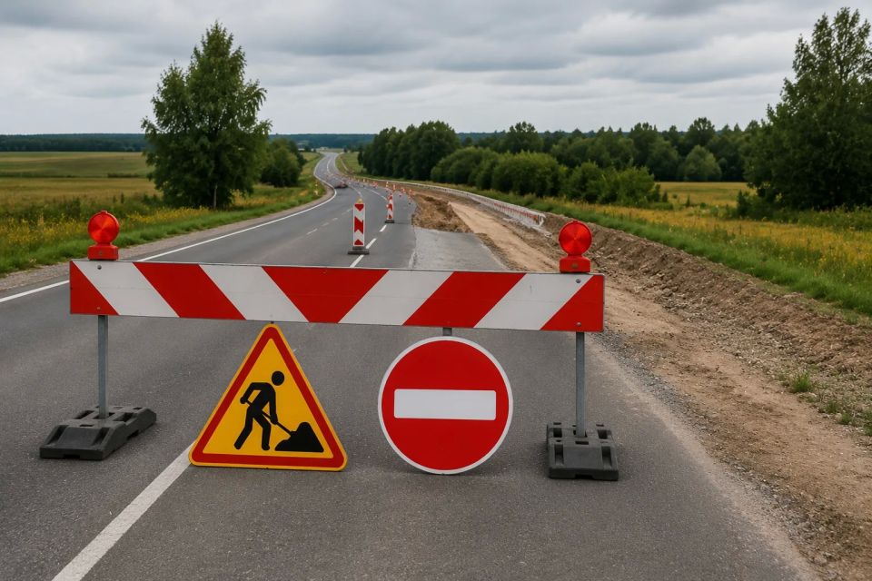 В Татарстане временно закроют движение по трассе Алексеевское – Тукай