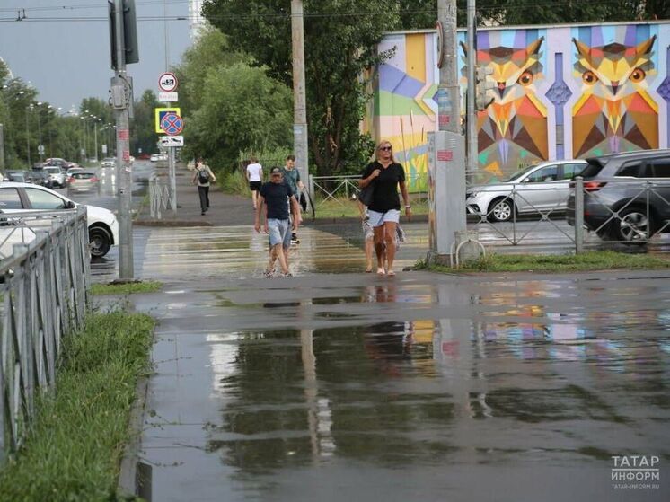 Новая волна непогоды в Татарстане: грозы, град и ветер до 20 м/с