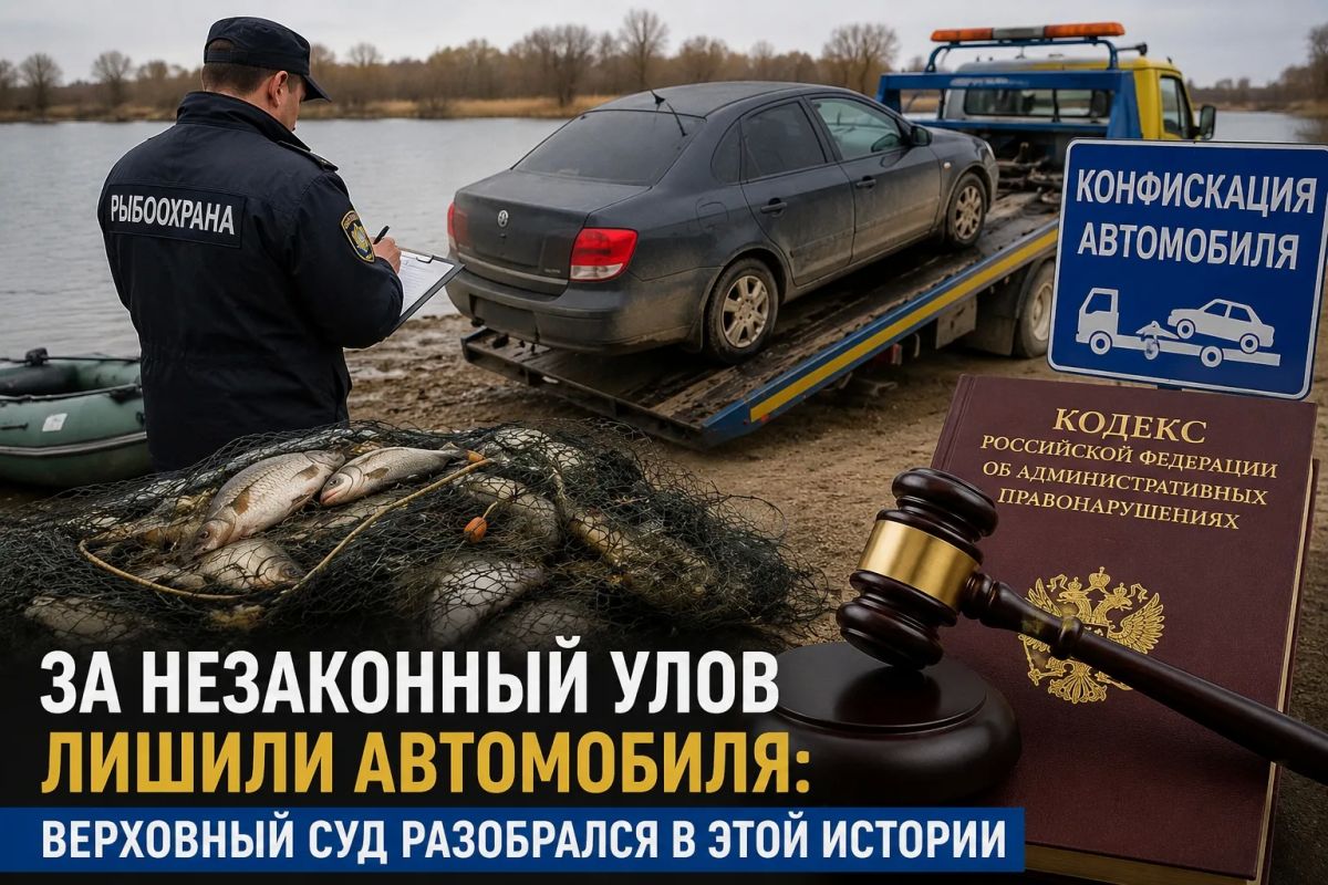 Верховный суд разъяснил, когда могут конфисковать автомобиль за перевозку незаконного улова