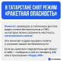 Режим «Ракетная опасность» снят в Татарстане