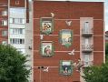 В Казани на доме на Тихомирнова появился новый мурал