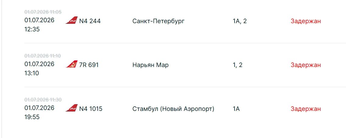 В аэропорту Казани задерживаются 35 рейсов: 15 на вылет и 20 на прилет
