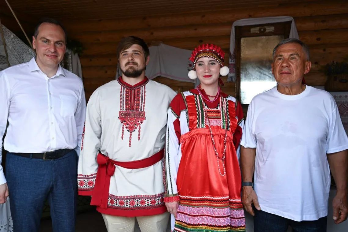 Рустам Минниханов: Познакомились с богатой мордовской культурой в рамках Сабантуя в Мордовской республике