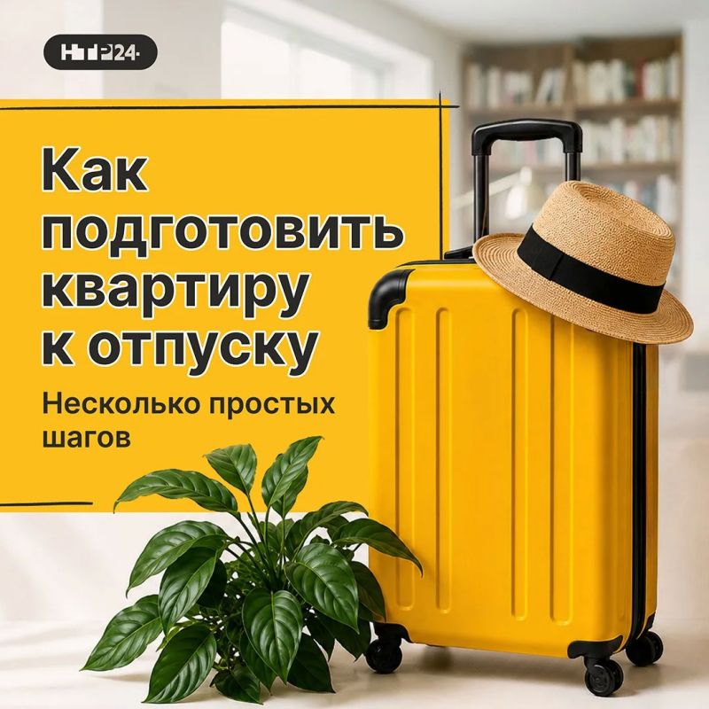 Уезжаете в отпуск? Не забудьте подготовить не только чемодан, но и квартиру