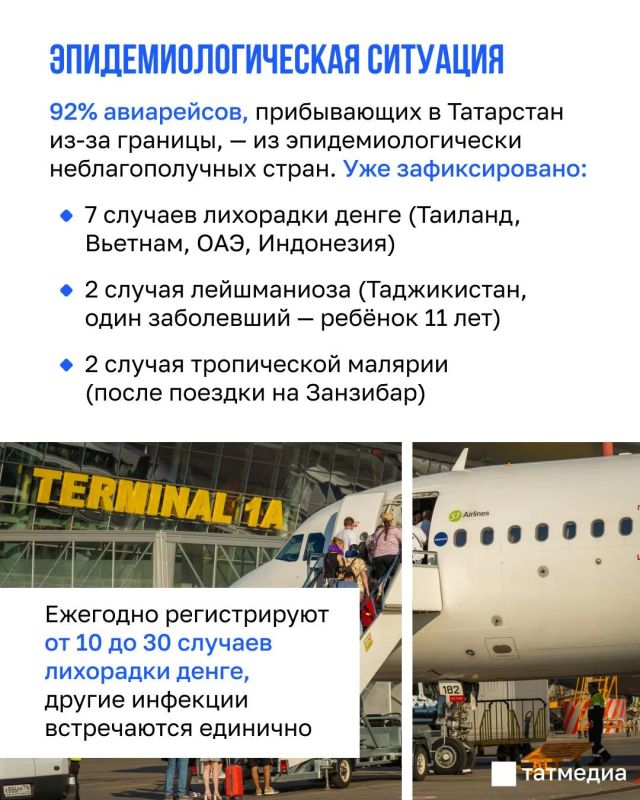 В этом году 11 жителей РТ уже привезли из-за рубежа экзотические лихорадки В этом году 11 жителей РТ уже привезли из-за рубежа экзотические лихорадки
