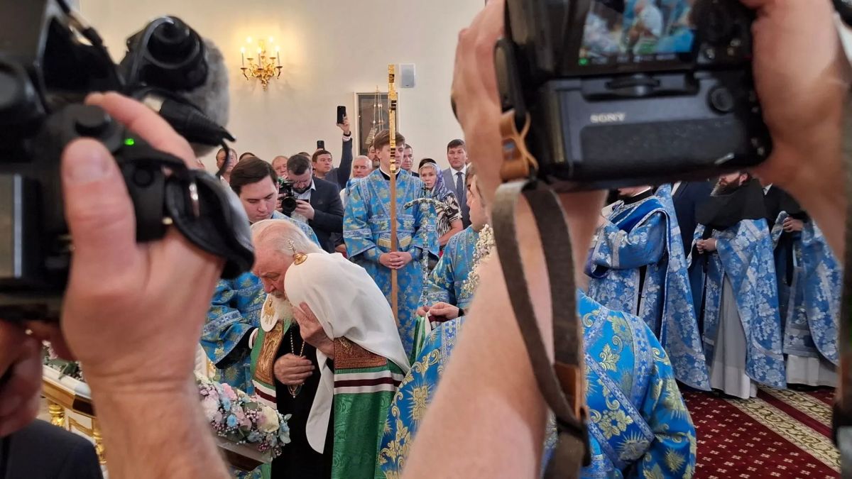 Патриарх Кирилл освятил отреставрированный храм Николы Тульского в Казани Патриарх Кирилл освятил отреставрированный храм Николы Тульского в Казани