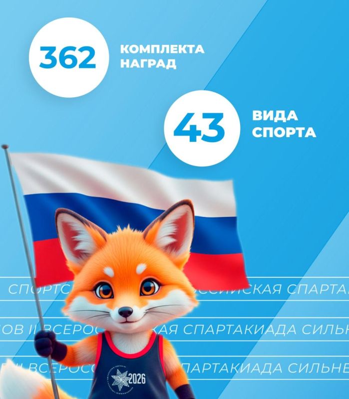 17 дней до старта Спартакиады народов России 17 дней до старта Спартакиады народов России