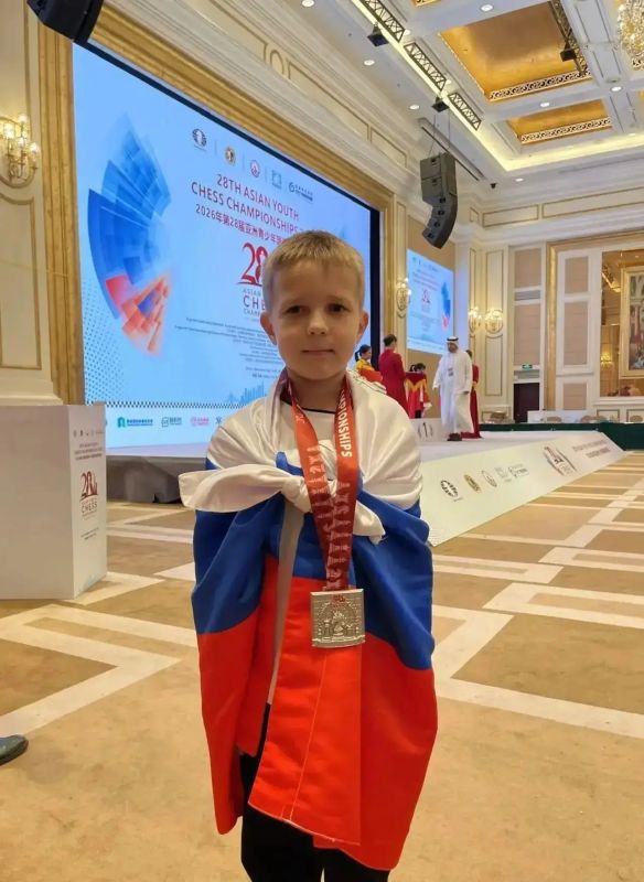 Юный спортсмен из Татарстана стал серебряным призером Первенства Азии по шахматам