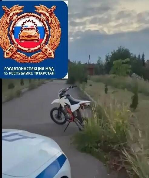 В Челнах у 17-летнего питбайкера без прав изъяли транспорт