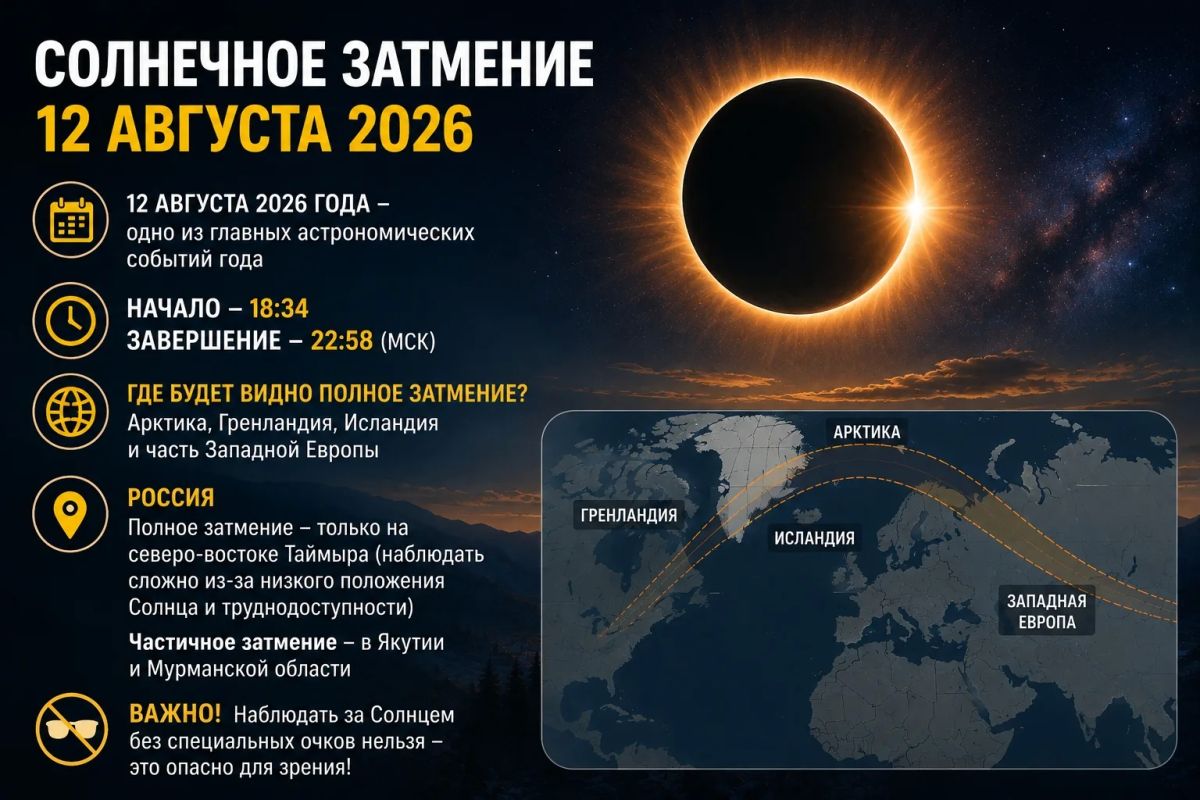 Солнечное затмение 12 августа: увидят ли его в Татарстане?