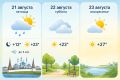 Погода в Казани и Татарстане на пятницу, 21 августа