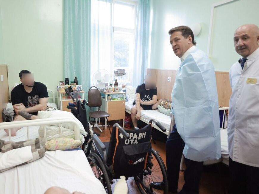 Ильсур Метшин навестил бойцов СВО на лечении в больнице №12