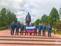 В Набережных Челнах пожарные отметили День Государственного флага РФ торжественным построением
