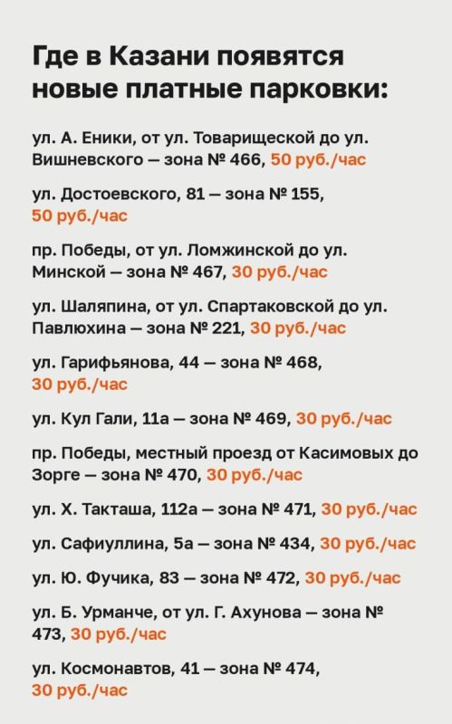 С 31 августа в Казани появится еще 66 новых платных парковочных зон, преимущественно в спальных районах С 31 августа в Казани появится еще 66 новых платных парковочных зон, преимущественно в спальных районах