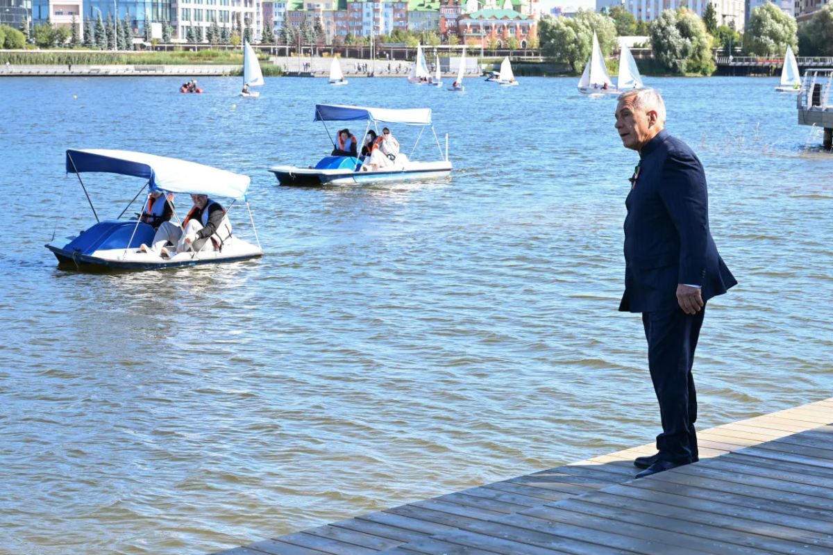 В Казани открыли новый 1,5-километровый участок набережной Кабана В Казани открыли новый 1,5-километровый участок набережной Кабана