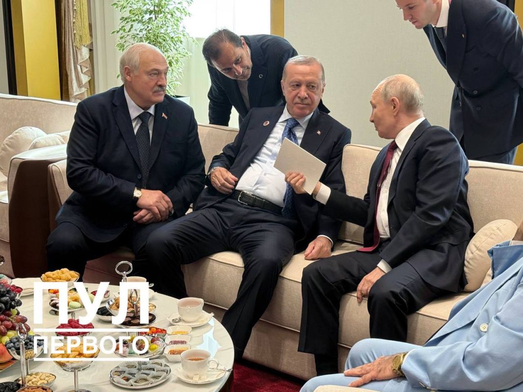 Президенты России, Беларуси и Турции неформально пообщались на саммите ШОС в Бишкеке Президенты России, Беларуси и Турции неформально пообщались на саммите ШОС в Бишкеке