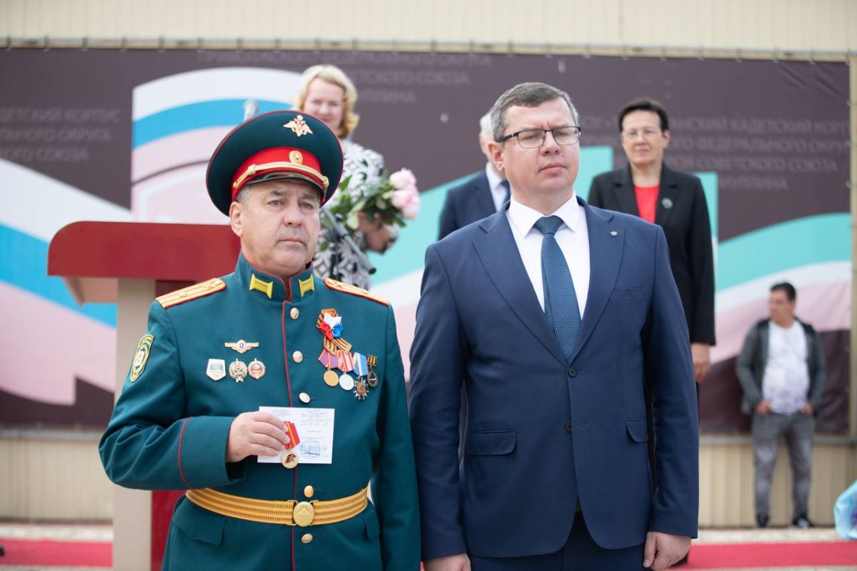 Кадетский корпус встретил новый учебный год торжественной линейкой Кадетский корпус встретил новый учебный год торжественной линейкой